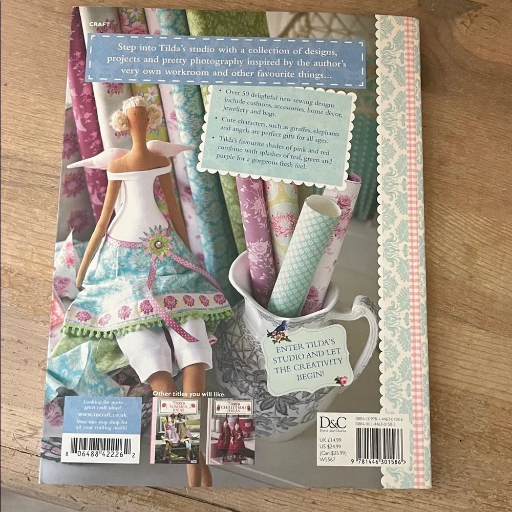 Tilda’s Studio Magazine Book  50+ Crafts Ideas 160 Pages Sewing Projects Designs